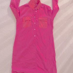 GAP STONEWASH PINK ABOVE THE KNEE DRESS SZ S